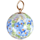 Anhänger "Boule" Vergissmeinnicht, Ø 2,1 cm | Meissen Boule