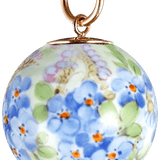 Anhänger Boule Vergissmeinnicht, Ø 2,1 cm | Meissen Porzellananhänger