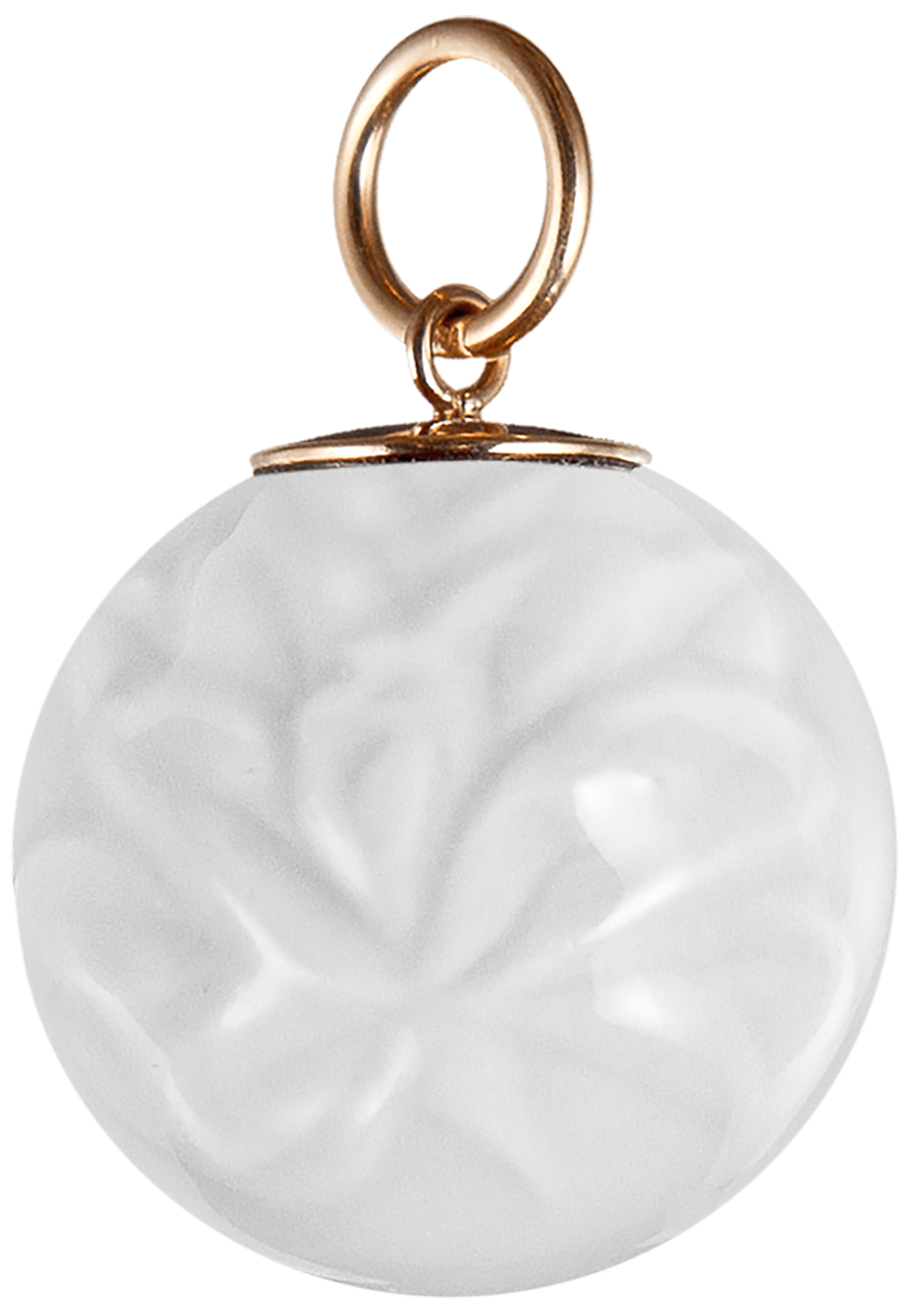 Anhänger Boule, Weiß, Ø 1,9 cm | Meissen Porzellananhänger 000001-55m48 - Meissen Weimar