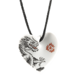 Anhänger, Glücksdrache, H 2,5 cm | Meissen Porzellananhänger