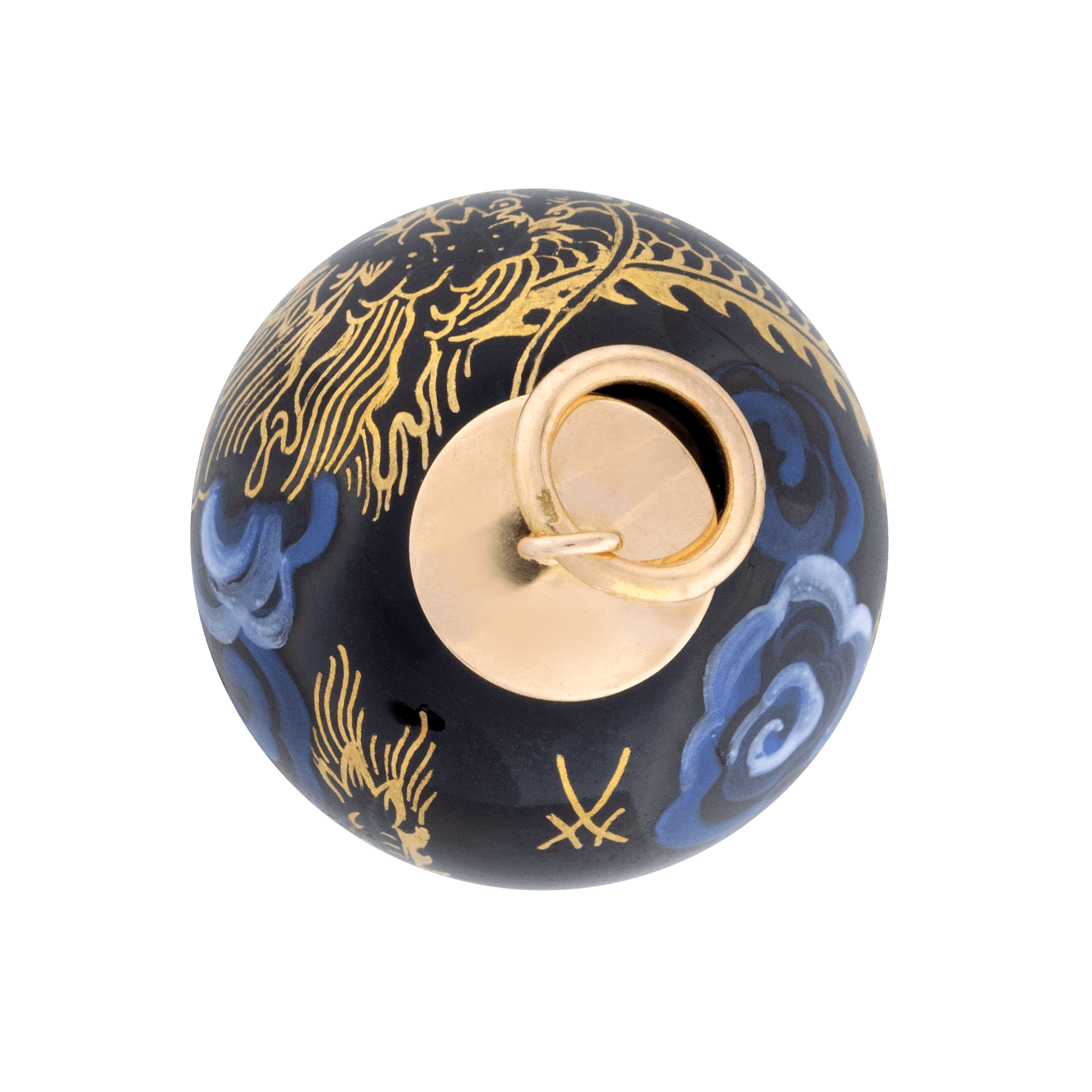 Anhänger, Glücksdrache Shang, Ø 2,1 cm, Ø 2,1 cm | Meissen Boule Collection 59A681-55M34 - Meissen Weimar