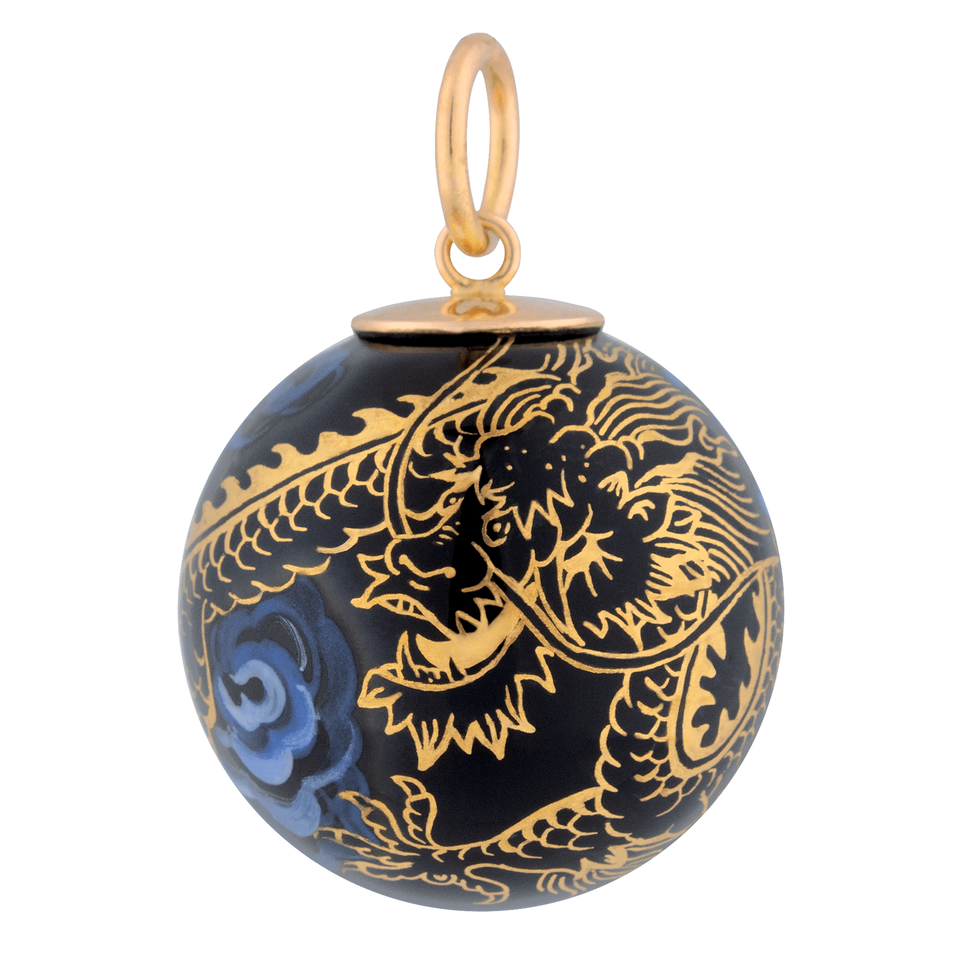 Anhänger, Glücksdrache Shang, Ø 2,1 cm, Ø 2,1 cm | Meissen Boule Collection 59A681-55M34 - Meissen Weimar