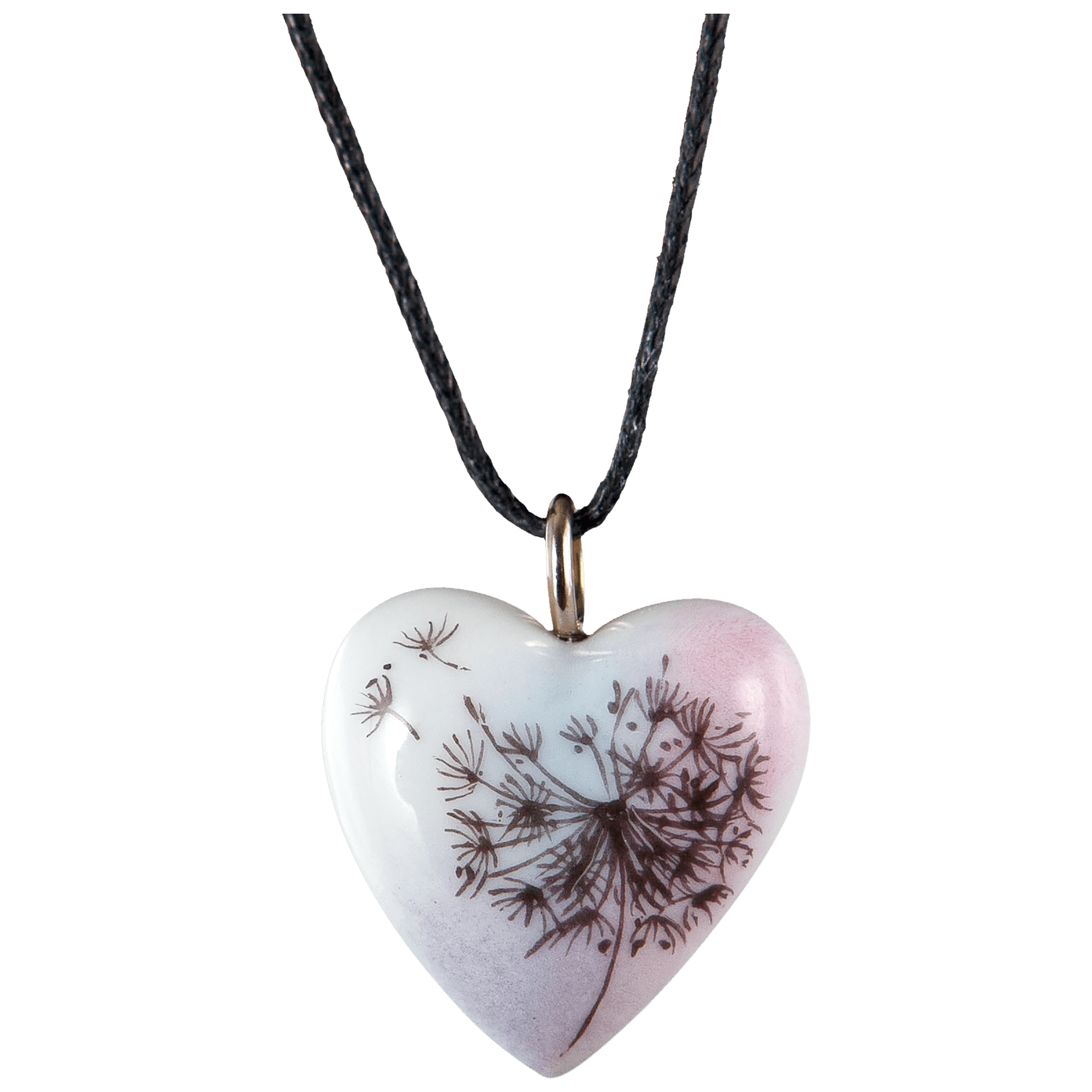 Anhänger 'Herz' Größe L, Pusteblume, 2,4 x 2 cm | Meissen Jewellery MPJ20HED3470 - Meissen Weimar