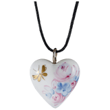 Anhänger "Herz Größe L", Schmetterlingswiese, 2,4 x 2 cm | Meissen Herz Collection