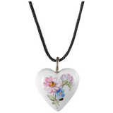 Anhänger 'Herz Größe M',Teiche mit Wasserlinsen, 2,2 x 1,8 cm | Meissen Anhänger Herz Größe M