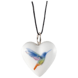Anhänger Herz Kolibri M, Porzellan, 2,2 cm | Meissen Porzellananhänger