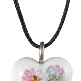 Anhänger Herz, Weiß, H 2,2 cm, Porzellan | Meissen Porzellananhänger