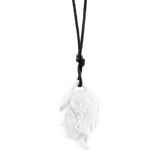 Anhänger Sternzeichen Jungfrau, Biskuit, H 4 cm | Meissen Porzellananhänger