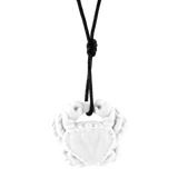 Anhänger Sternzeichen Krebs, Biskuit, H 3 cm | Meissen Porzellananhänger