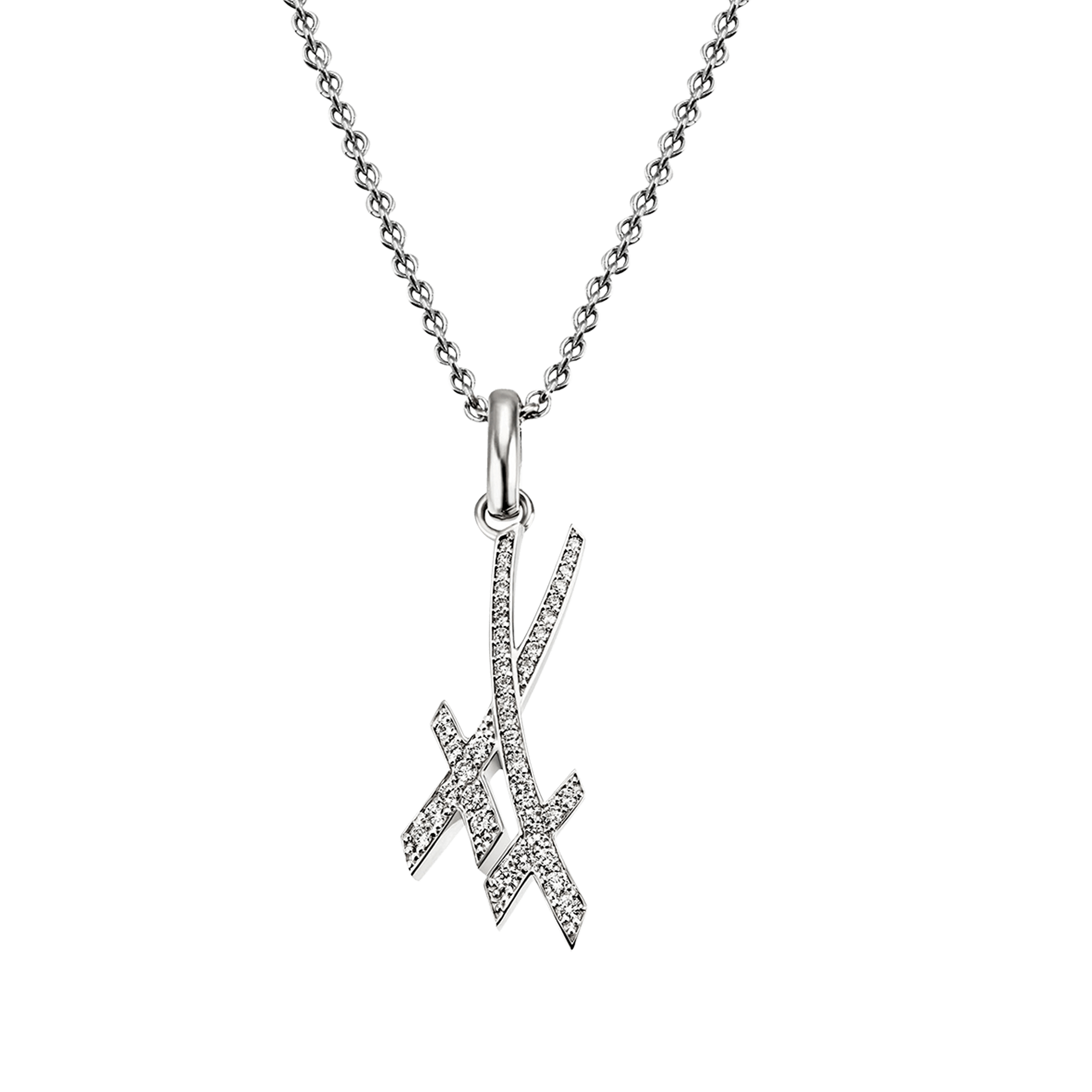 Anhänger Swords Pavé, 45 cm | Meissen Swords Collection mpj20sw211c45 - Meissen Weimar
