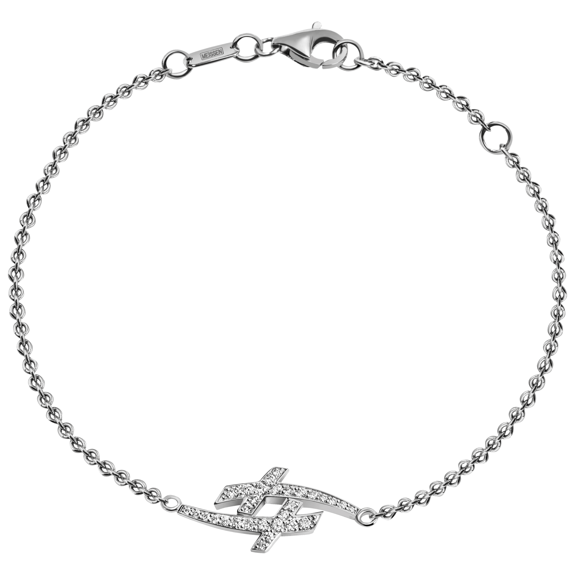 Armband, 1722 Swords Pavé, 19 cm | Meissen Schmuck Individuell mpj30sw221c19 - Meissen Weimar