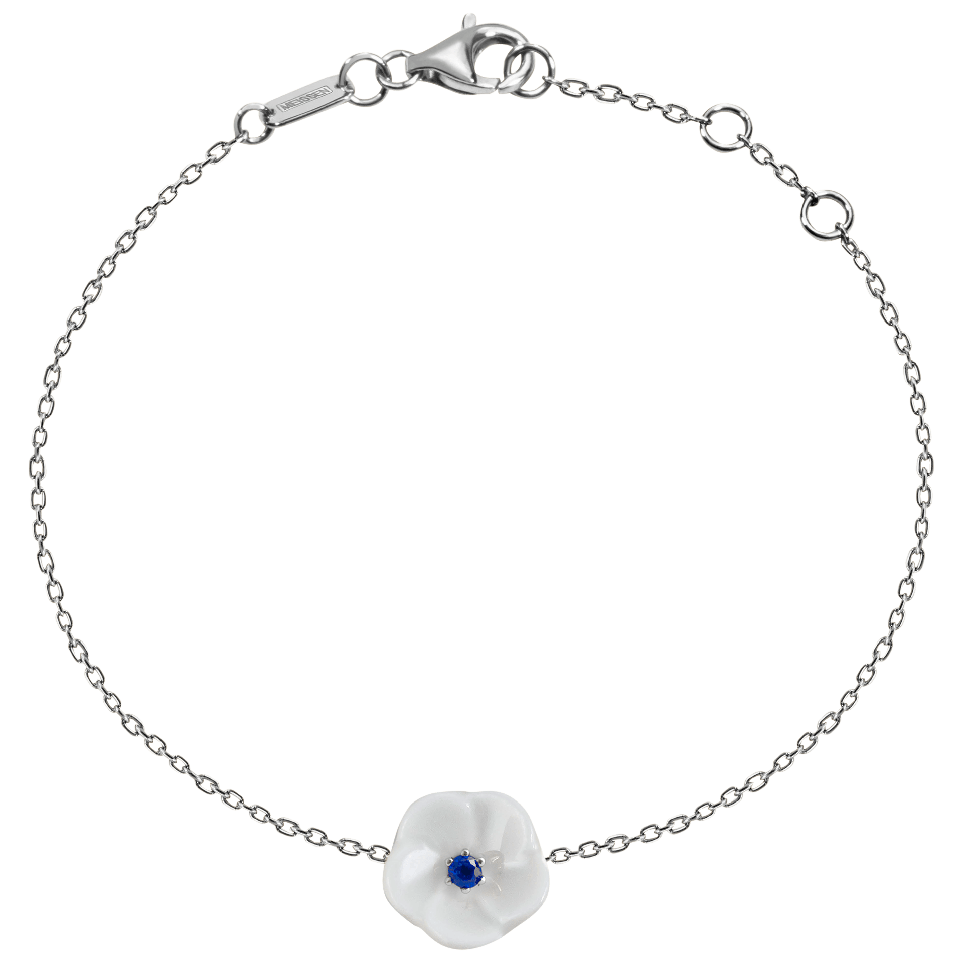Armband Royal Blossom Basic Saphir, 19 cm | Meissen Royal Blossom Collection mpj30bl217c19 - Meissen Weimar