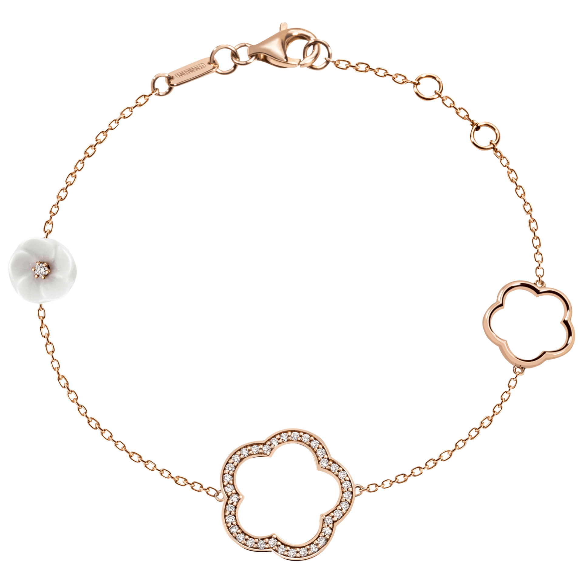 Armband Royal Blossom Frame Roségold 19 cm | Meissen Royal Blossom Collection mpj30bf168c19 - Meissen Weimar