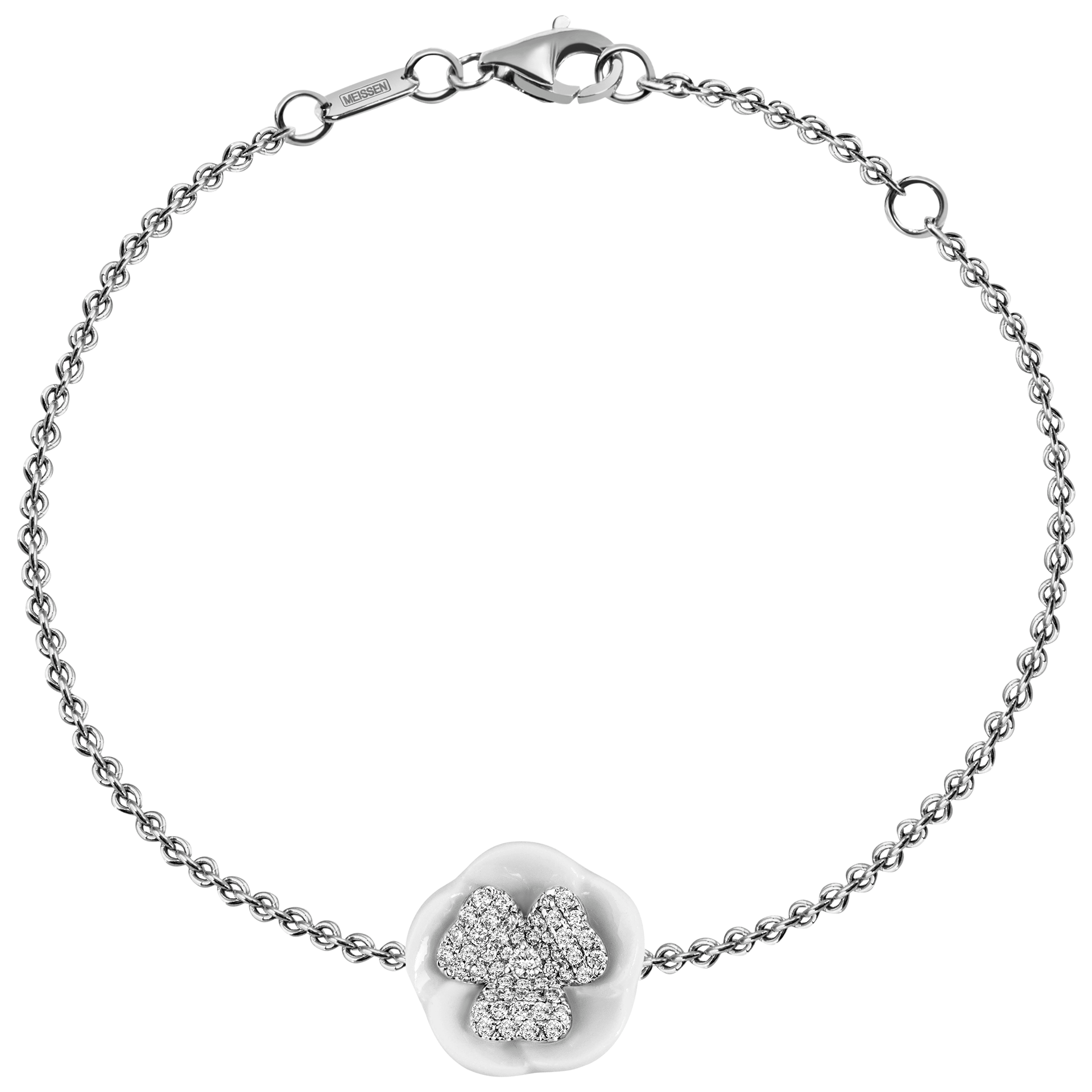 Armband, Royal Blossom Pavé, 19 cm | Meissen Royal Blossom Collection mpj30bl233c19 - Meissen Weimar