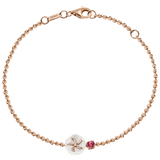 Armband, Turmalin Rosa, 19 cm | Meissen Royal Blossom Collection
