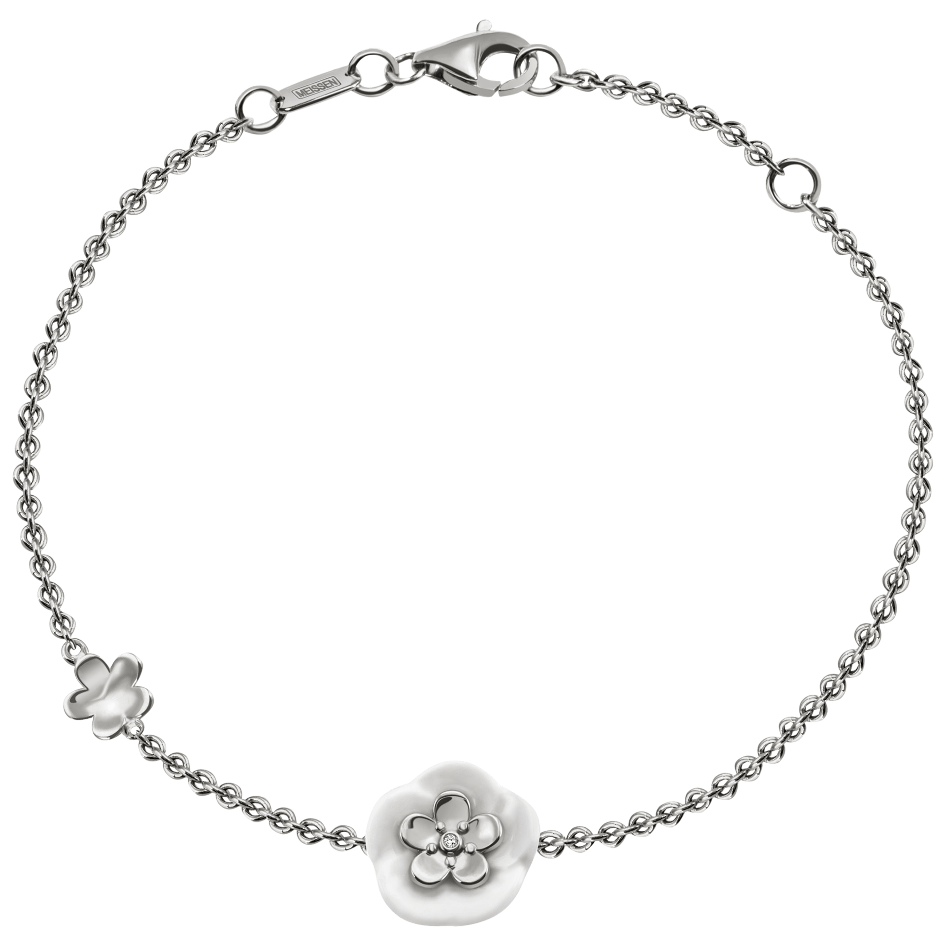 Armband Weißgold 750, 19 cm | Meissen Royal Blossom Collection mpj30bl258c19 - Meissen Weimar