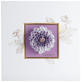 Atelier Wandbild mit Dahlienblüte, H 23 cm | Meissen Atelier-Edition