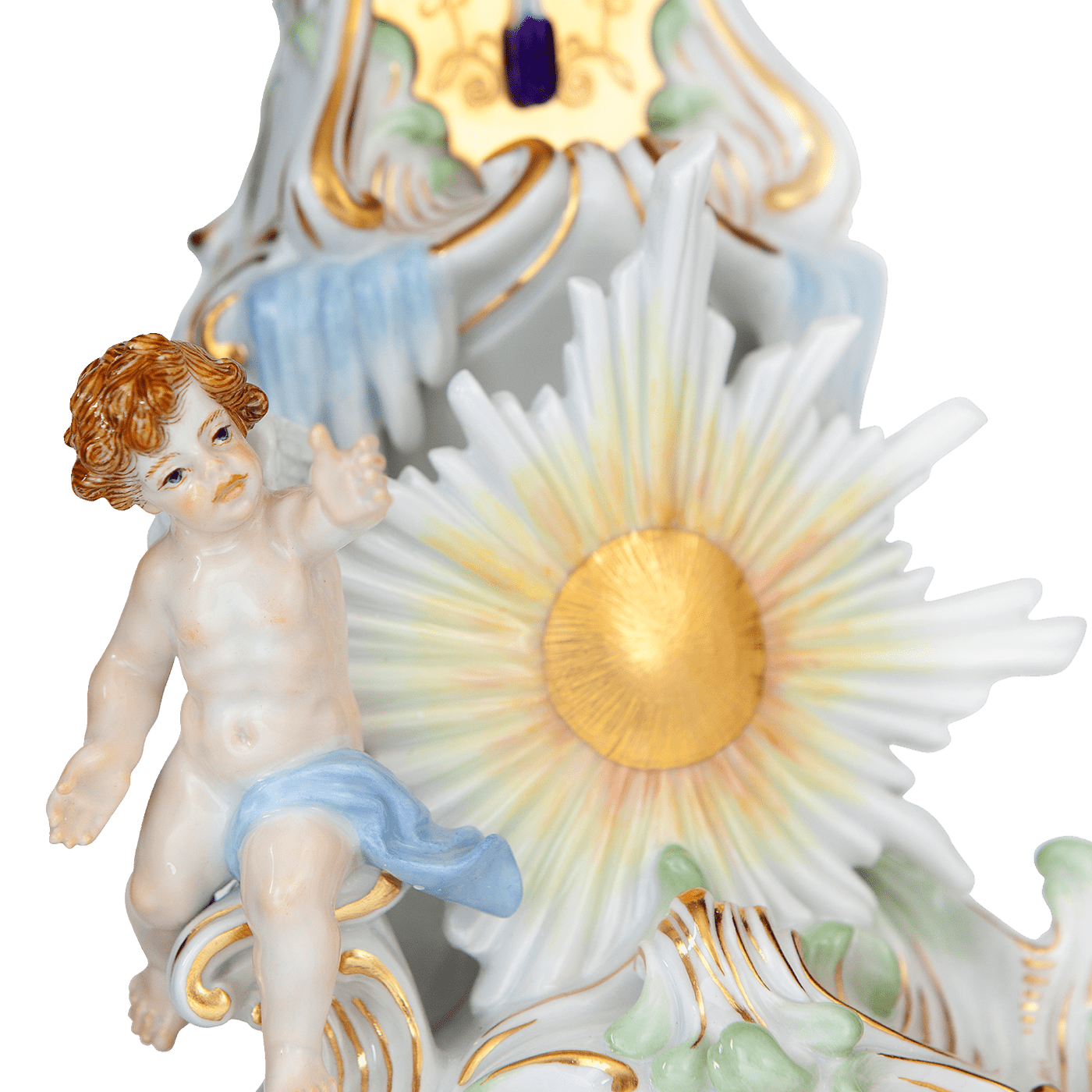 Barometer, Limitiert Handbemalt, H 51 cm | Meissen Limitierte Meisterwerke 90a584 - 60m18 - Meissen Weimar