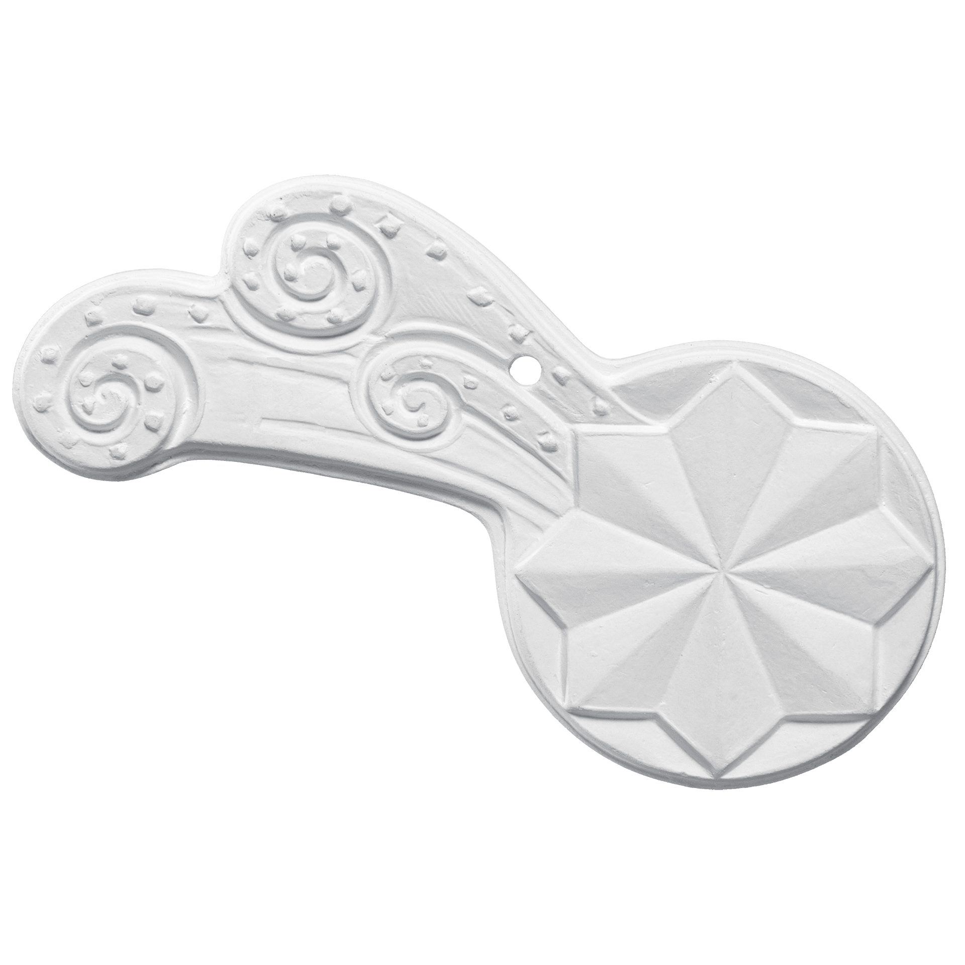 Baumschmuck Biskuit Sternschnuppe Weiß L 7 cm | Meissen Zweigschmuck Kugel Kollektion 000003 - 98e34 - Meissen Weimar