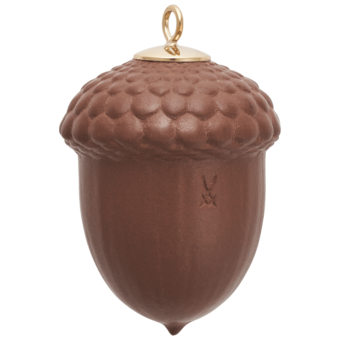 Baumschmuck Eichel, Böttgersteinzeug, H 4 cm | Accessoires Meissen Böttgersteinzeug 000002 - 85m37 - Meissen Weimar