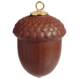 Baumschmuck Eichel, Böttgersteinzeug, H 4 cm | Accessoires Meissen Böttgersteinzeug