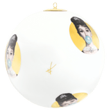 Baumschmuck Kugel by Michael Moebius, Audrey, gold, Ø 9 cm | Meissen Legends blowing Bubbles - Collection