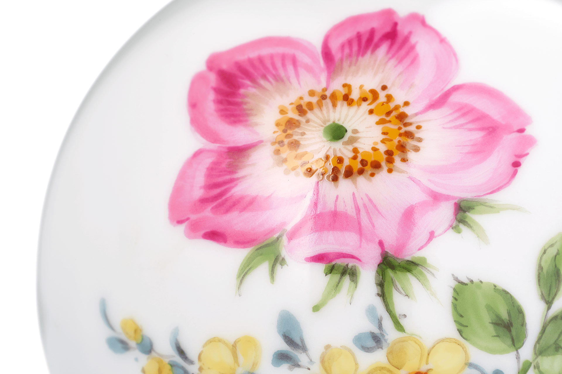 Baumschmuck Kugel Heckenrose, Ø 5 cm | Meissen Zweigschmuck Kugel Kollektion 04c003 - 55m09 - Meissen Weimar