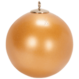 Baumschmuck Kugel kupfergoldfarben matt Ø 5 cm | Meissen Kollektion Markenzeichen