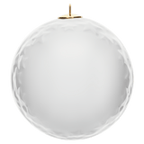 Kugel, Reliefsterne, Weiß, Ø 7 cm | Meissen Zweigschmuck Kugel Kollektion