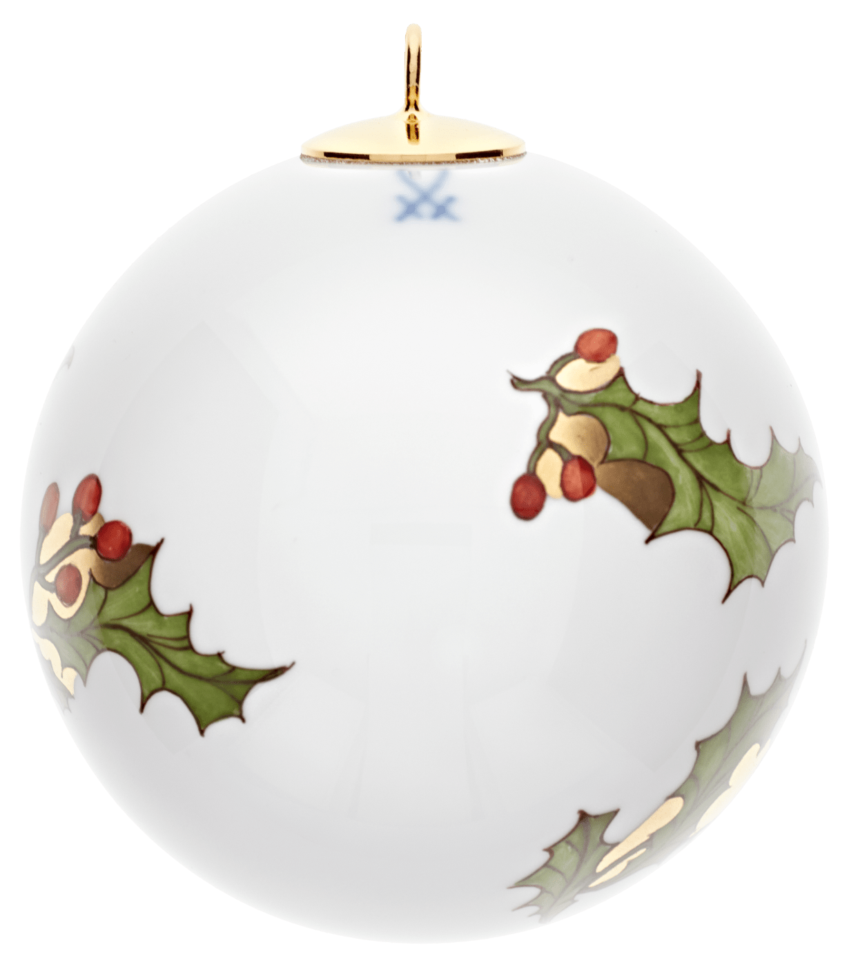 Baumschmuck Kugel Stechpalme Ø 5 cm | Meissen Zweigschmuck Kugel Kollektion 700201 - 55m22 - Meissen Weimar
