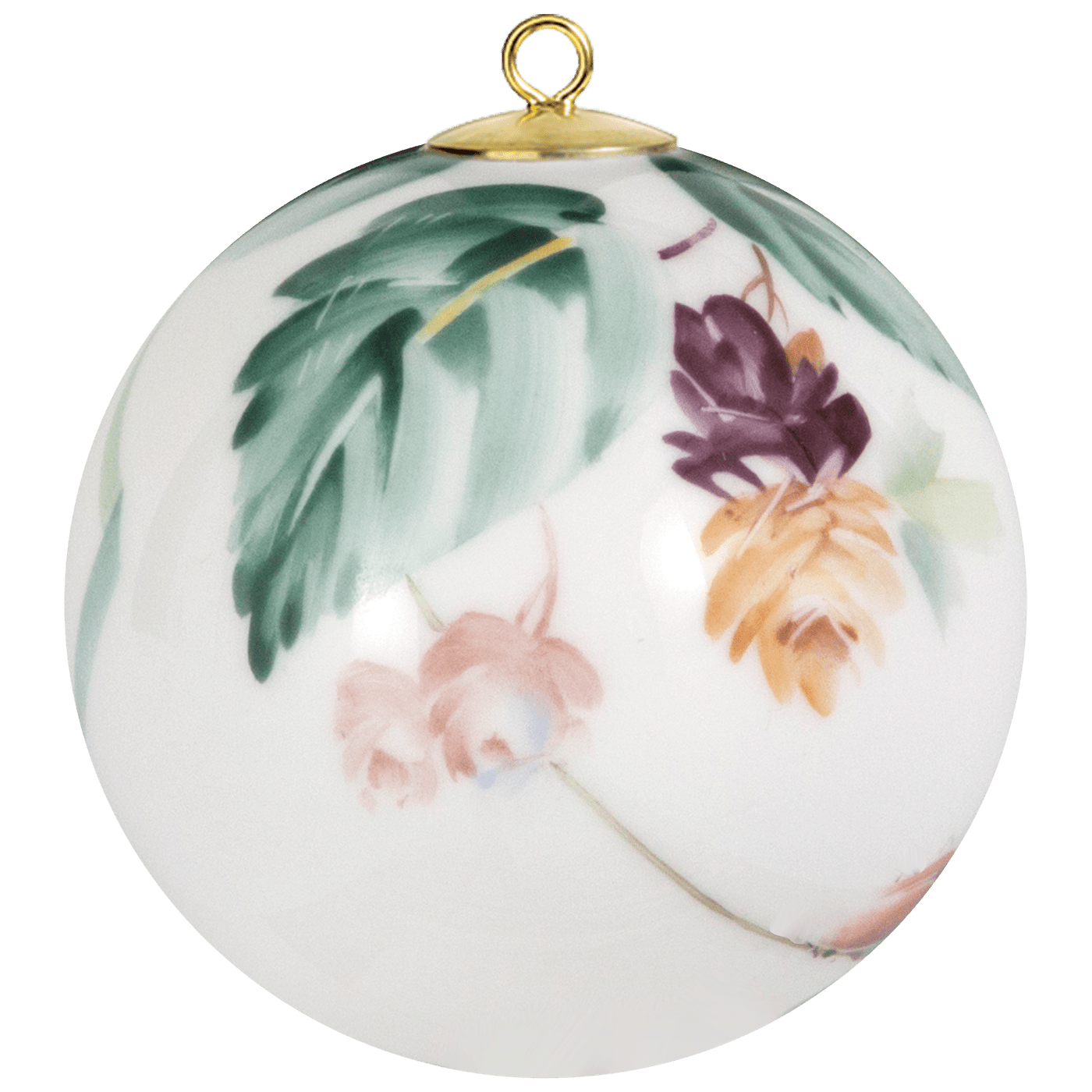 Baumschmuck Kugel Waldflora, Ø 5 cm | Meissen Zweigschmuck Kugel Kollektion 61c024 - 55m09 - Meissen Weimar
