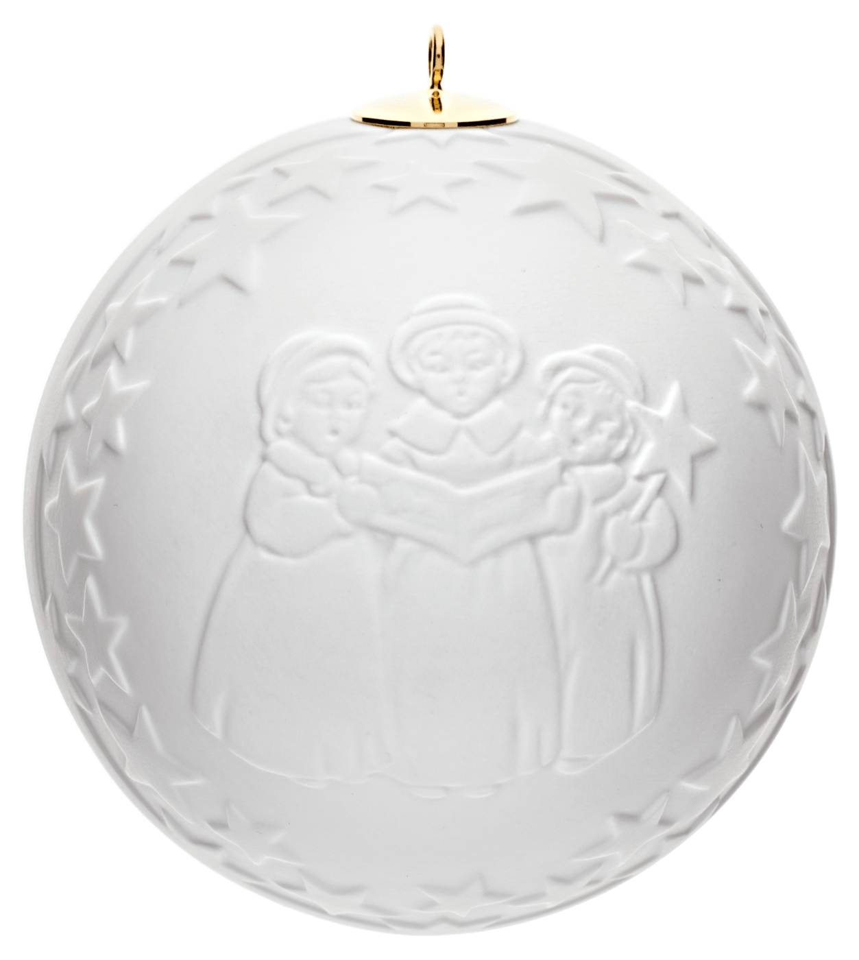 Baumschmuck Kugel Weiß, Ø 7 cm | Meissen Zweigschmuck Kugel Kollektion 001001 - 55m29 - Meissen Weimar
