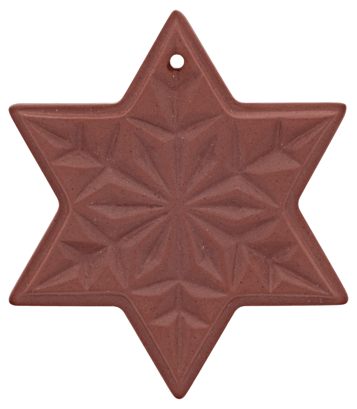 Baumschmuck Weihnachtsstern Böttgersteinzeug H 5 cm | Accessoires Meissen Böttgersteinzeug 000004 - 98d42 - Meissen Weimar