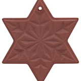 Baumschmuck Weihnachtsstern Böttgersteinzeug H 5 cm | Accessoires Meissen Böttgersteinzeug