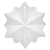 Baumschmuck Weihnachtsstern, Weiß, H 10 cm | Meissen Weihnachtsstern