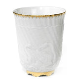 Becher, Goldkante, Goldrand, H 9,5 cm | Meissen Schwanendessin