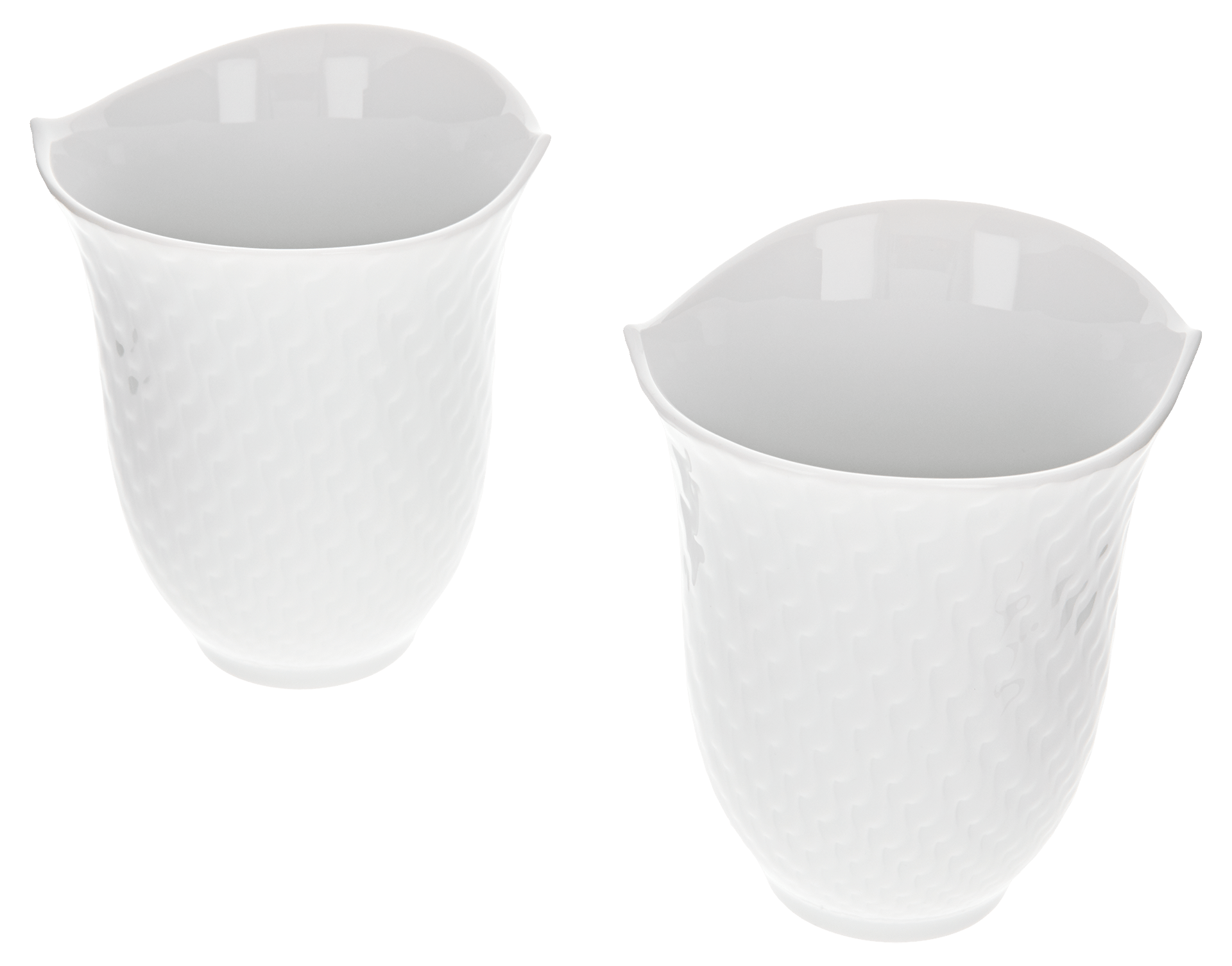 Becher - Set, Wellenspiel Relief, 2 - tlg. | Meissen Wellenspiel Relief 000001 - c5507 - Meissen Weimar