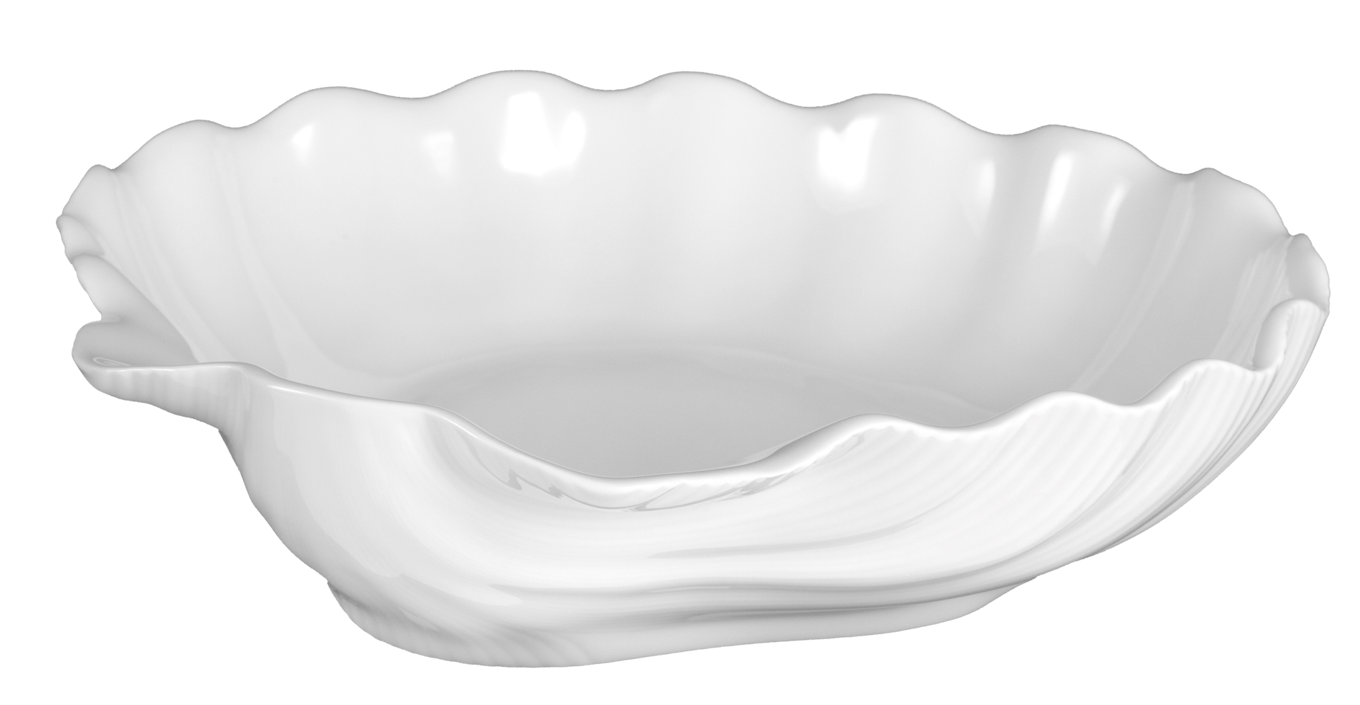 Beilagenschale, groß, Form "Neuer Ausschnitt", Weiß, 25,5 cm 000001 - 00263 - Meissen Weimar