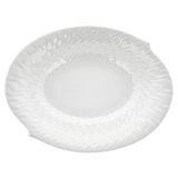 Beilagenschale, klein, Weiß, L 18 cm | Meissen Wellenspiel Relief