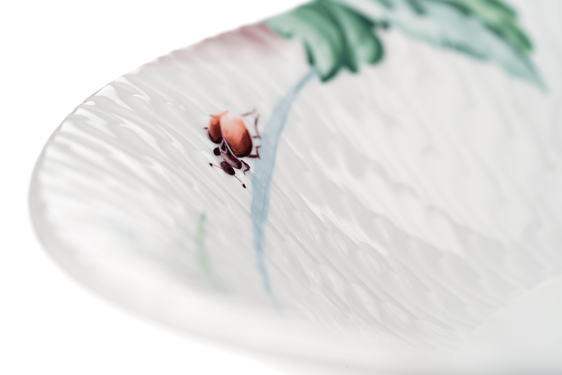 Beilagenschale Waldflora L 18 cm | Meissen Wellenspiel Relief 614501 - 29284 - Meissen Weimar