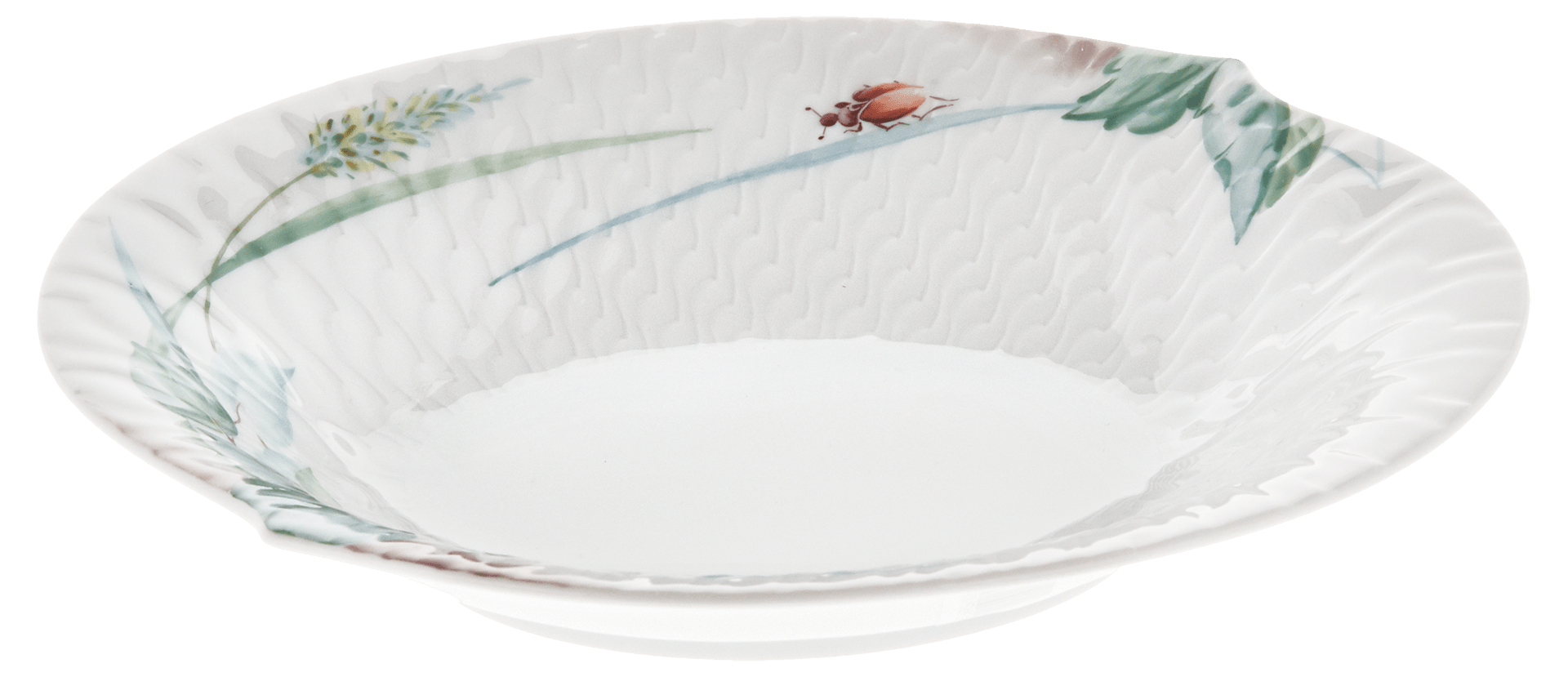 Beilagenschale Waldflora L 18 cm | Meissen Wellenspiel Relief 614501 - 29284 - Meissen Weimar