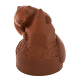 Biber "Spitzer", H 9 cm | Meissen Figuren Böttgersteinzeug