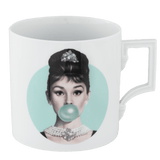 Big Mug Audrey Bubblegum blau Ø 10 cm | Meissen Legends blowing Bubbles - Collection