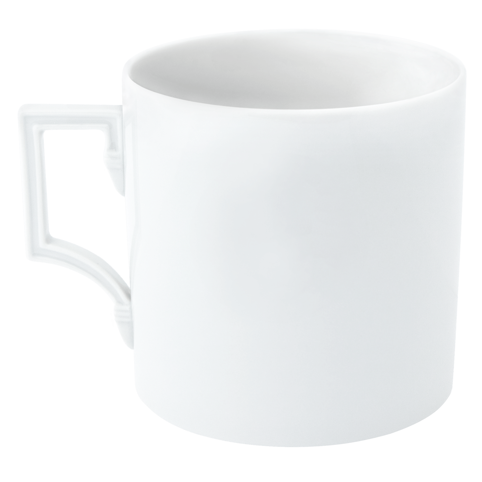 Big Mug mit Monogramm platin, H 10 cm, 0,5 l | Meissen Big Mug Collection 97b203 - 55326 - Meissen Weimar