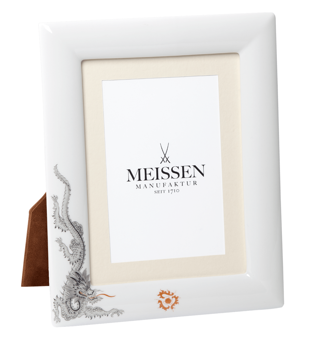 Bilderrahmen, Ming - Drache, schwarz, 23x18 cm | Meissen Cosmopolitan 33A173 - 53N74 - Meissen Weimar