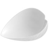 Blattschale,Weiß, L 16,5 cm | Meissen Wellenspiel Relief