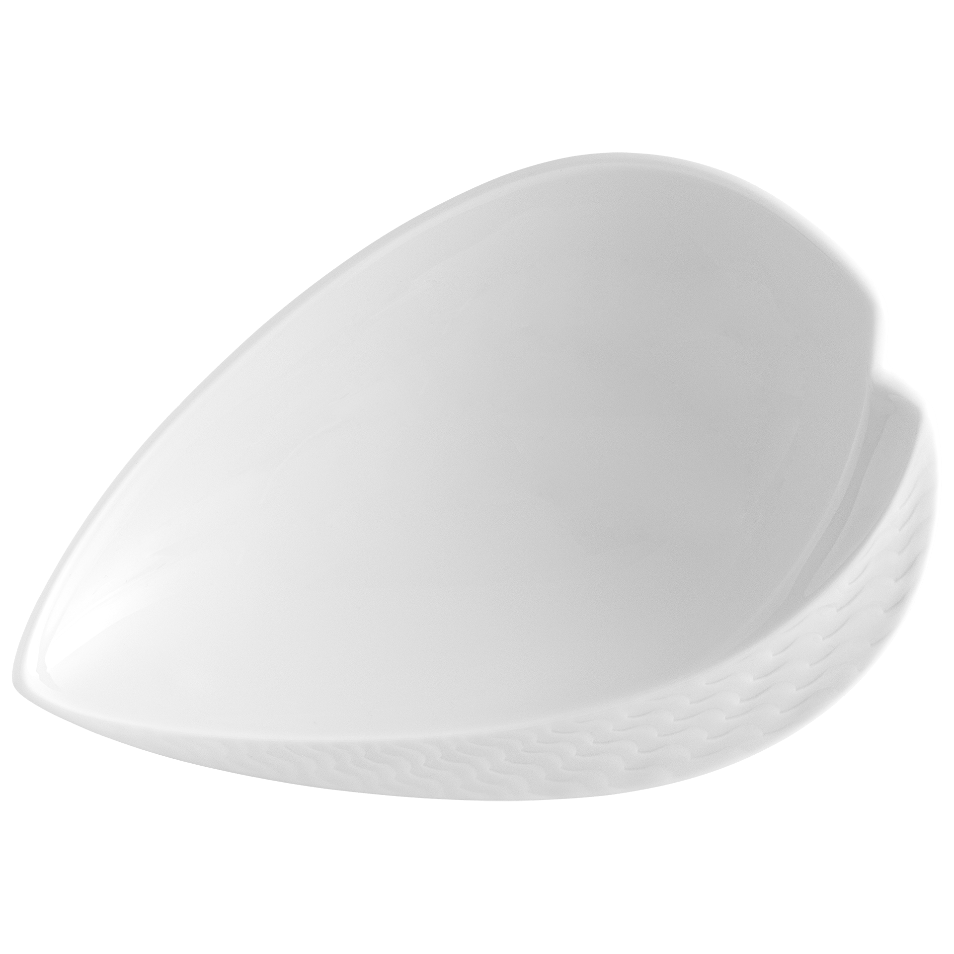 Blattschalen - Set, 5 Schalen, Weiß | Accessoires Meissen Wellenspiel Relief 000001 - C2946 - Meissen Weimar
