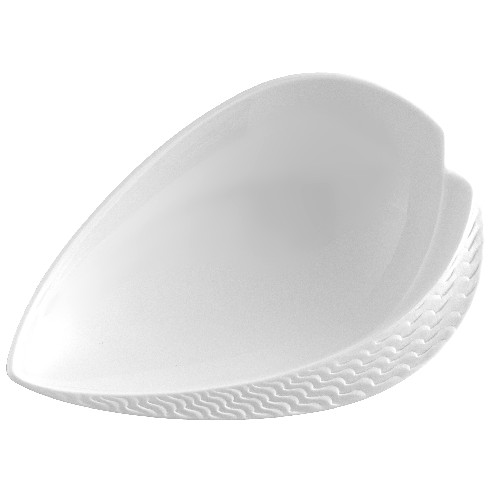 Blattschalen - Set Wellenspiel Relief, Ø 23 cm, 5 - teilig | Meissen Wellenspiel Relief 860101 - c2946 - Meissen Weimar