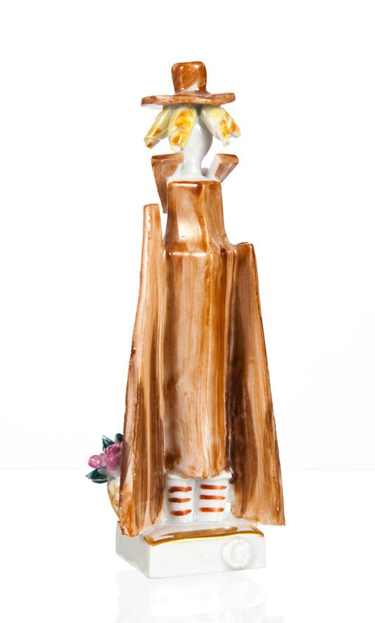 Blumenfrau, Bunt und gold staffiert - | Meissen Miniaturfiguren - Edition 900300 - 81821 - Meissen Weimar