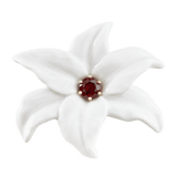 Brosche Bloom Collection Granat, H 4.8 cm | Meissen Bloom Collection
